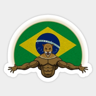 Cheetah Brazil Sticker